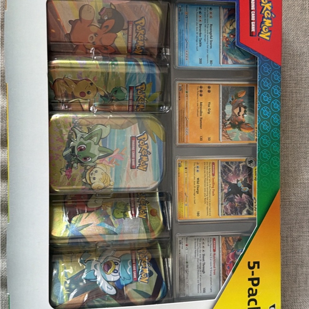 Pokemon Green and Yellow Collectible Tin